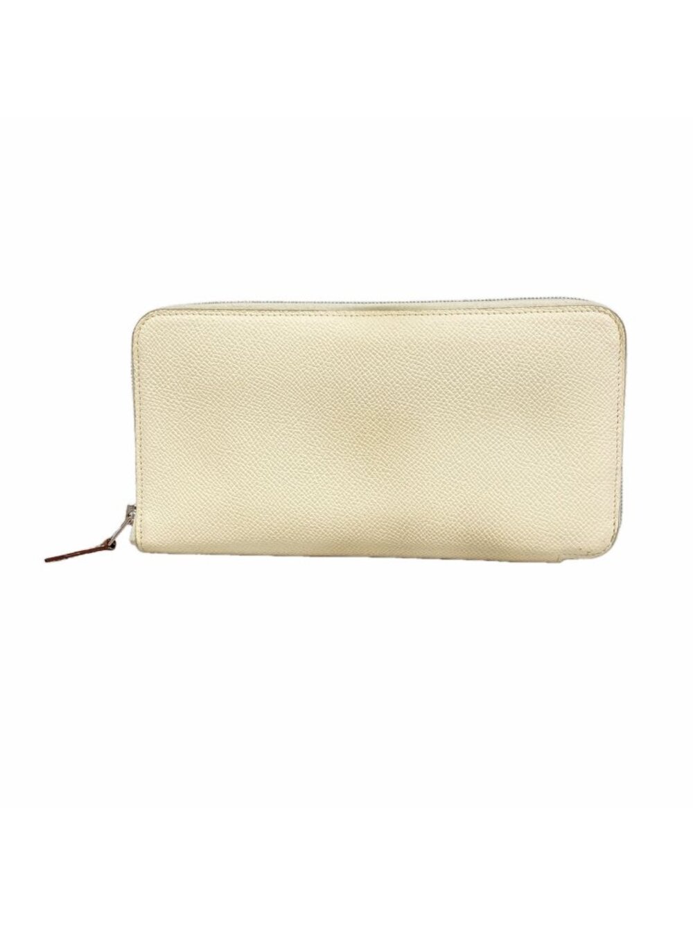 Hermes Wallet Azap Long Silk'in Veau Epsom Nata Silver